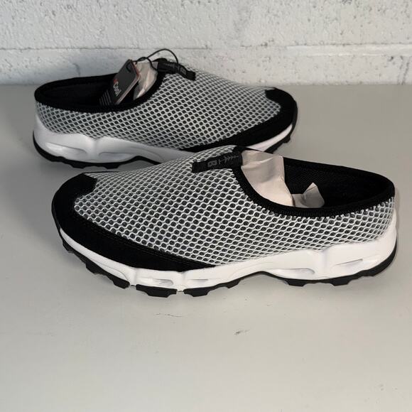 GH Bass, bass outdoor, Women's Aqua Mesh Slide Flats, white/ black 7.5m - Picture 8 of 14